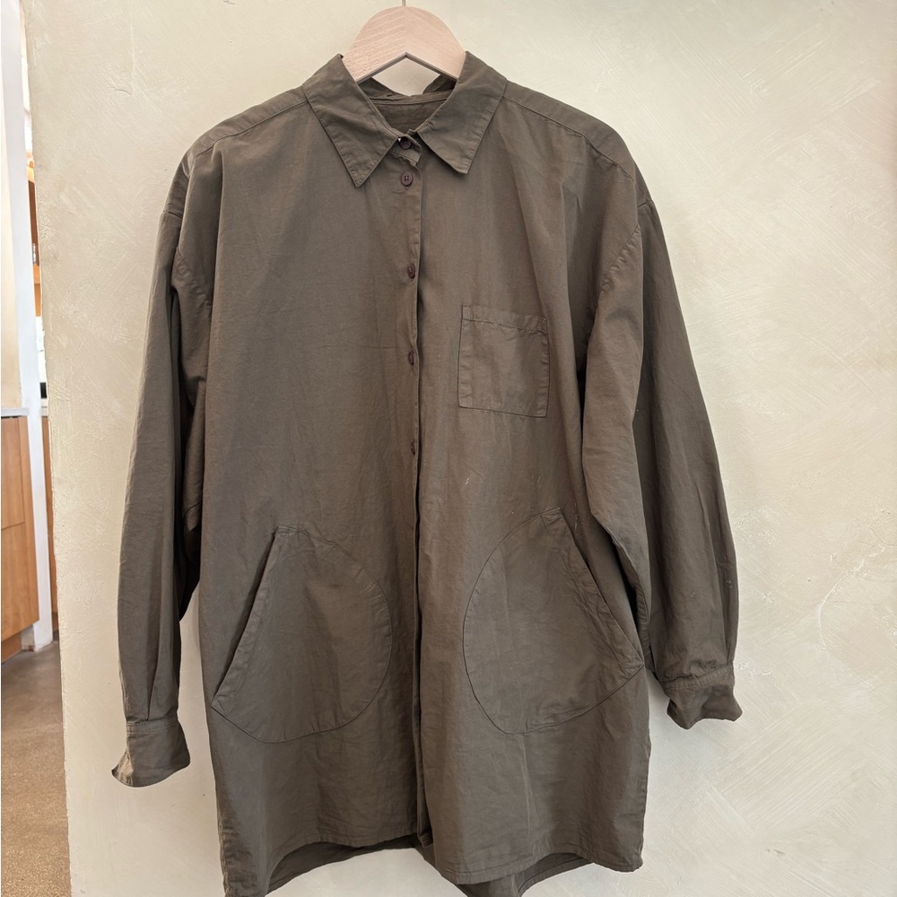 Jesse Kamm Alberta Forest Green Shirt XS/S
